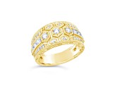 Judith Ripka 1.55ctw Bella Luce Diamond Simulant 14K Gold Clad Ring