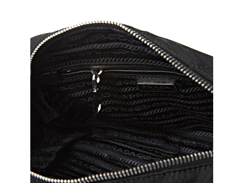 Prada Re-Edtion Nylon Quilted Black Triangle Logo Crossbody