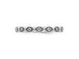 Sterling Silver Stackable Expressions Diamond Ring 0.195ctw