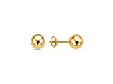 14K Gold Ball Earrings & Endless Hoop Set