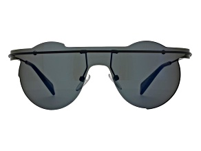 Yohji Yamamoto Navy Blue Shield Frame / Blue Lenses Sunglasses