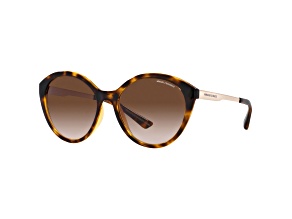 Armani Exchange Women's 55mm Shiny Havana Sunglasses