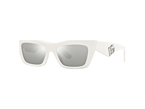 Dolce & Gabbana Women's Fashion 53mm White Sunglasses|DG4435-33128V-53