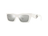 Dolce & Gabbana Women's Fashion 53mm White Sunglasses|DG4435-33128V-53