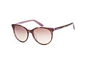Calvin Klein Women's 55mm Havana and Purple Sunglasses