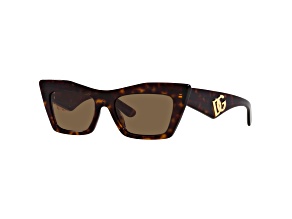 Dolce & Gabbana Women's Fashion 53mm Havana Sunglasses|DG4435-502-73-53