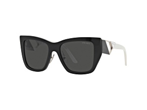 Prada Women's Fashion 54mm Black Sunglasses | PR-21YS-1AB5S0