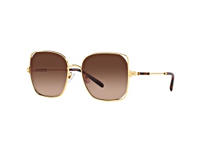 Tory Burch Women's Fashion 55mm Gold Tone Sunglasses | TY6097-3316T5-55