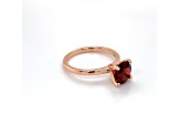 Round Garnet 14K Rose Gold Over Sterling Silver Ring 2.30ctw