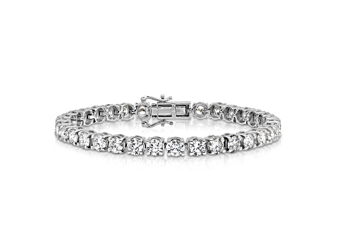 14K White Gold VS/SI GH, Lab Grown Diamond Tennis Bracelet