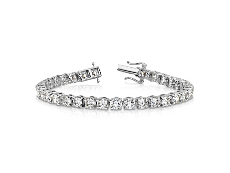 14K White Gold VS/SI GH, Lab Grown Diamond Tennis Bracelet