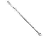 14K White Gold VS/SI GH, Lab Grown Diamond Tennis Bracelet