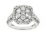 White Lab-Grown Diamond 14k White Gold Cluster Ring 2.00ctw