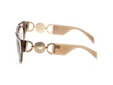 Versace Women's Fashion  56mm Opal Brown Sunglasses | VE4440U-5407-3-56
