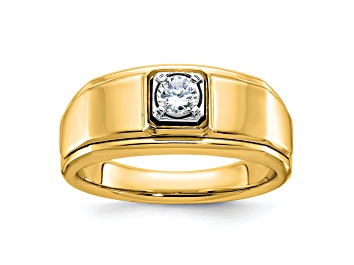 Picture of 10K Yellow Gold Men's Diamond Ring 0.34ctw