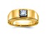 10K Yellow Gold Men's Diamond Ring 0.34ctw