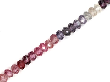Picture of Multi Spinel 4mm Faceted Rondelles Bead Strand, 13" strand length