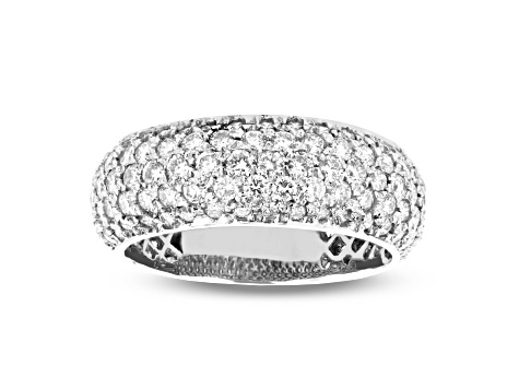 2.85ctw Diamond Micro Pave Eternity Band in 14k White Gold