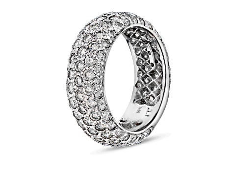 2.85ctw Diamond Micro Pave Eternity Band in 14k White Gold