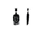 Jet-Tone Two-Layer Jet Black Crystal Fringe Drop Earring