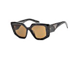 Prada Women's Fashion 52mm Black/Yellow Marble Sunglasses | PR-14ZSF-19D01T