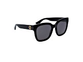 Gucci Women's 54MM Square Frame Sunglasses Black