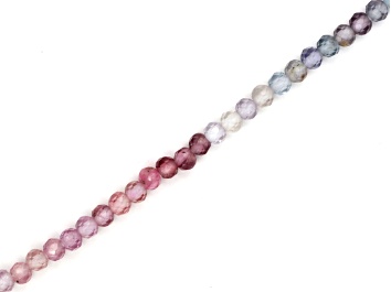 Picture of Multi Spinel 2.5mm Faceted Rondelles Bead Strand, 13" strand length