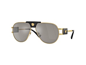 Versace Men's Fashion 63mm Gold Sunglasses | VE2252-10026G