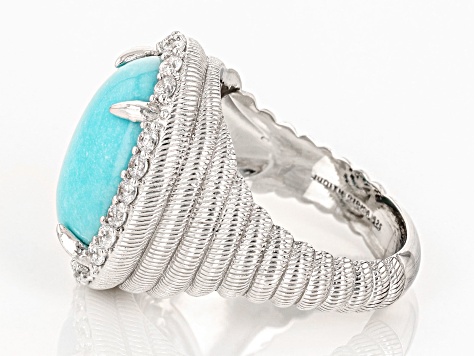 Judith Ripka Turquoise and 0.85ctw Bella Luce® Diamond