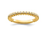 14K Yellow Gold Stackable Expressions Diamond Ring 0.045ctw