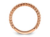 14K Rose Gold Stackable Expressions Diamond Ring 0.045ctw