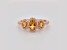 Oval Citrine and Cubic Zirconia 14K Rose Gold Over Sterling Silver Ring