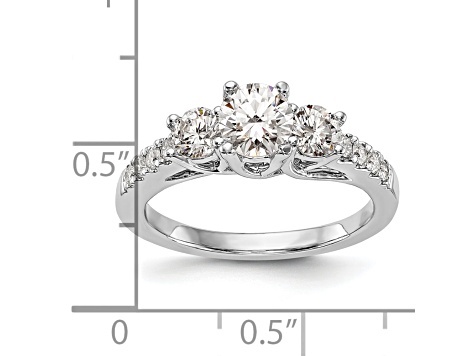14k White Gold Lab Grown Diamond SI1/SI2, G H I, Petite Engagement Ring 14k White Gold Lab Grown Diamond SI1/SI2, G H I, Petite Engagement Ring