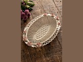 Belleek Peony Basket