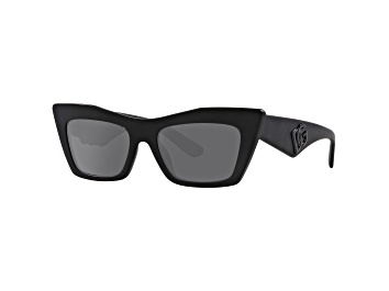 Picture of Dolce & Gabbana Women's Fashion 53mm Matte Black Sunglasses|DG4435-25256G-53