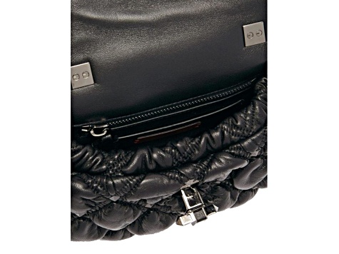 Valentino Garavani Spikeme Black Studded Leather Small Crossbody Bag -  1246QA | JTV.com