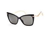 Jimmy Choo Women's 57mm Black Sunglasses | SELBYGS-0807-M9