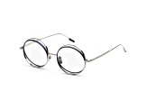 Verso Men's Orbit 50mm Silver Frame Eyeglasses | IS1009-D