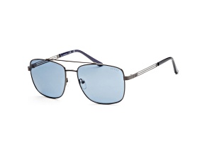 Guess Men's Fashion 58mm Shiny Gunmetal Sunglasses | GF0206-5808V