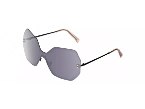 Kendall + Kylie Skye Rimless Hexagon Frame / Gray Lens Sunglasses