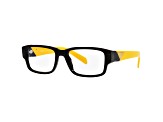 Prada Men's Fashion 55mm Black and Yellow Marble Opticals|PR-07ZV-19D1O1-55