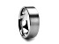 MERCURY Flat Brushed Finish Tungsten Wedding Ring 8mm