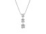 0.25ctw Diamond 3 Stone Pendant 14k White Gold