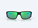 Costa Del Mar Tuna Alley PRO Matte Black/Green Polarized 580G 60.3mm Sunglasses