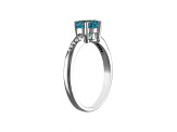 Swiss Blue Topaz Sterling Silver Ring 1.65ctw