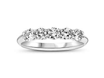 Picture of 0.75ctw Diamond Wedding Band Ring in 14k White Gold