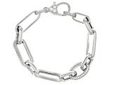 Judith Ripka Rhodium Over Sterling Silver Verona Bracelet