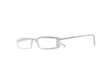 AB Crystal Rectangular Frame Reading Glasses. Strength 1.50