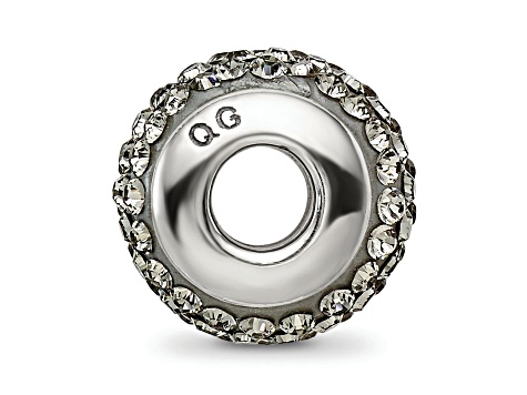 Sterling Silver Reflections Silver/Grey Full Preciosa Crystal Bead