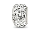 Sterling Silver Reflections White Full Preciosa Crystal Bead